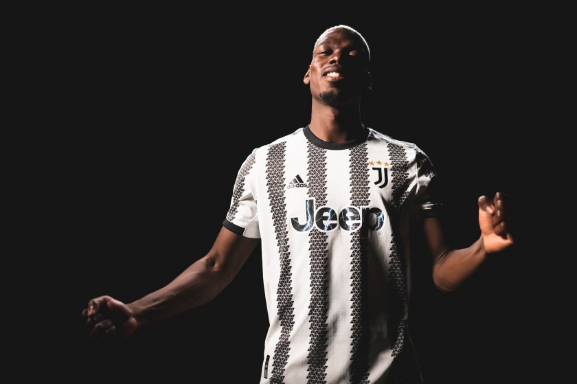Pogba Official Juventus Signed Shirt, 2022/23 