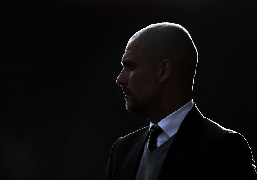 Manchester City Manager Pep Guardiola 2018 Home Game Unique Picture