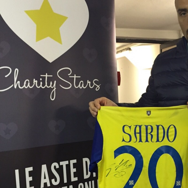 Sardo match worn shirt, Chievo-Inter, Serie A 14/15 - signed