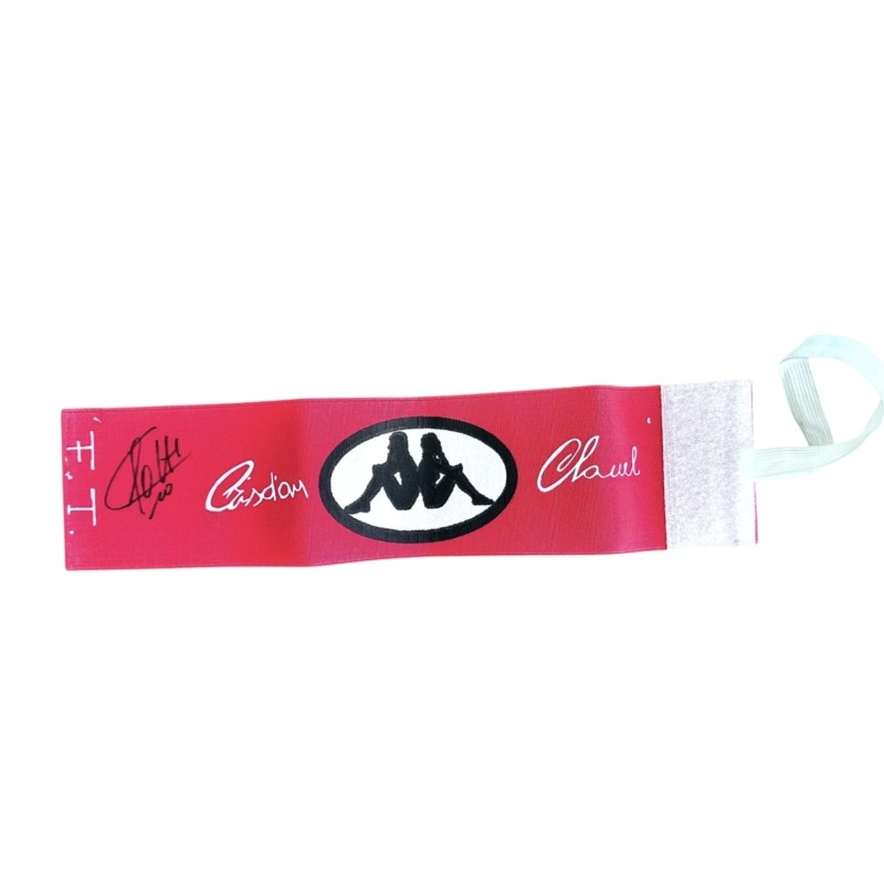 Totti's Signed Match-Worn Captain's Armband