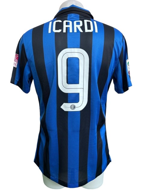 Icardi's Match-Issued Shirt, Inter vs Udinese 2016 - Patch "OSF Onlus"