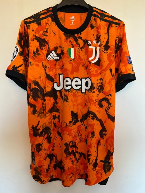 Ronaldo's Juventus Match-Issued Shirt, UCL 2020/21 - CharityStars