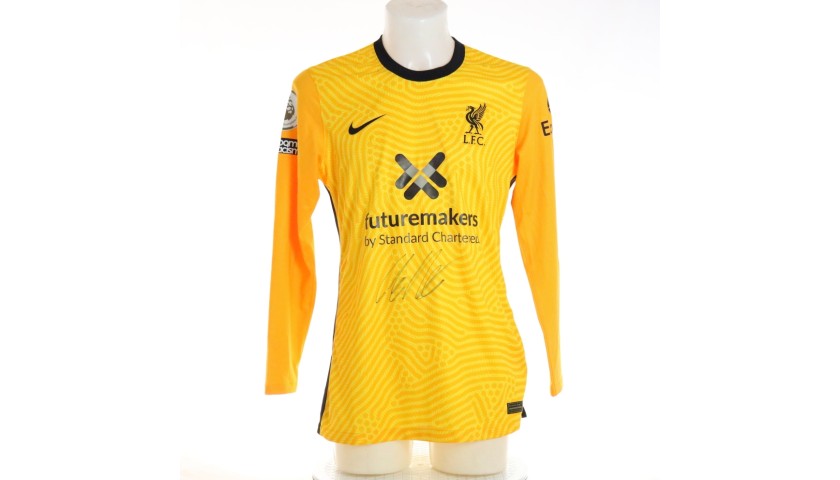 Kelleher's Liverpool FC Match-Issued and Signed Shirt, Limited Edition 20/21
