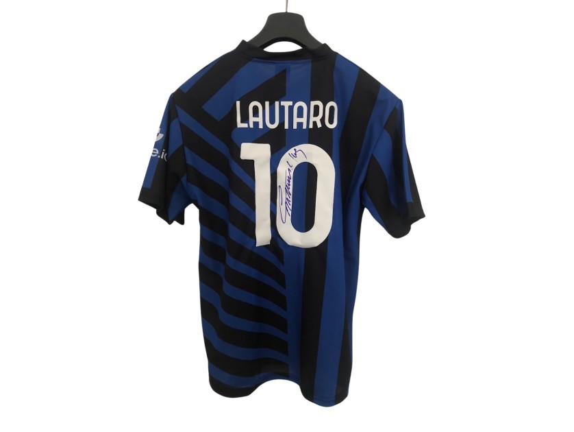 Lautaro's Signed Official Inter Shirt, 2024/25 