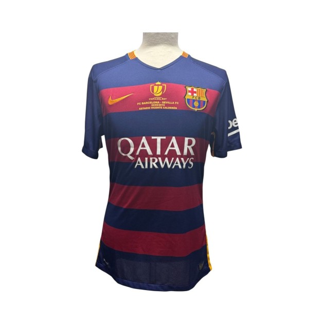 Dani Alves' Unwashed Shirt, Barcelona vs Sevilla Copa Del Rey