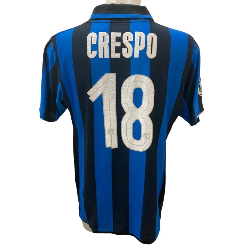 Crespo's Inter Match-Issued Shirt, Inter vs Milan 2003