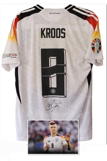 Maglia Gara Kroos Spagna vs Germania, EURO 2024 - Autografata