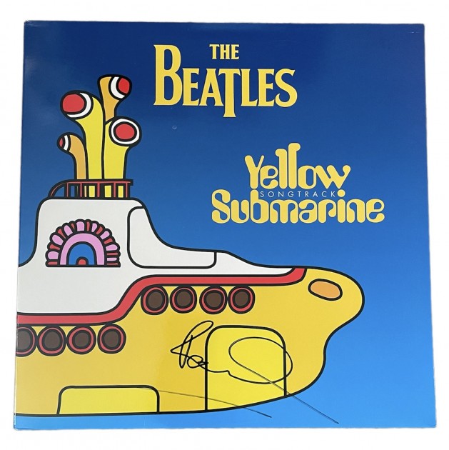 Paul McCartney Signed The Beatles Yellow Submarine Songtrack Vinyl LP