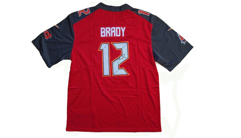 Tom Brady Bucs Jersey with Digital Signature