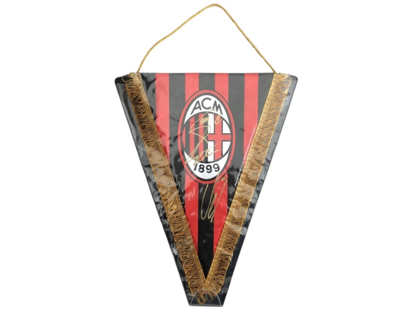 Milan Official Pennant, 2022/23 - Signed by the Players