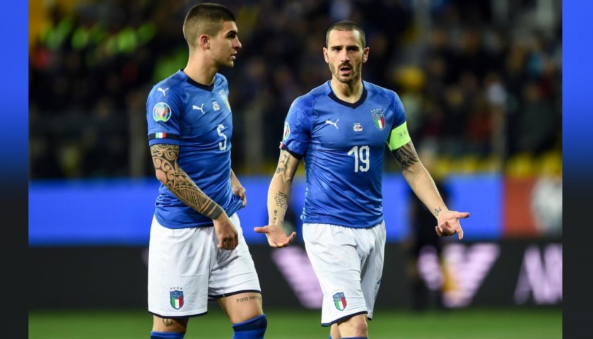 Bonucci's Match Shirt, Italy-Liechtenstein 2019