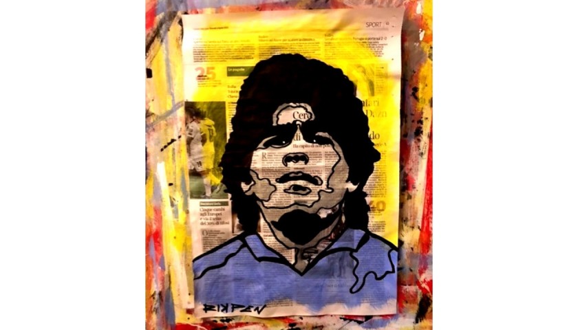 "Maradona" Original Board by Riccardo Penati