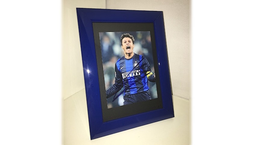 Javier Zanetti Signed Photograph