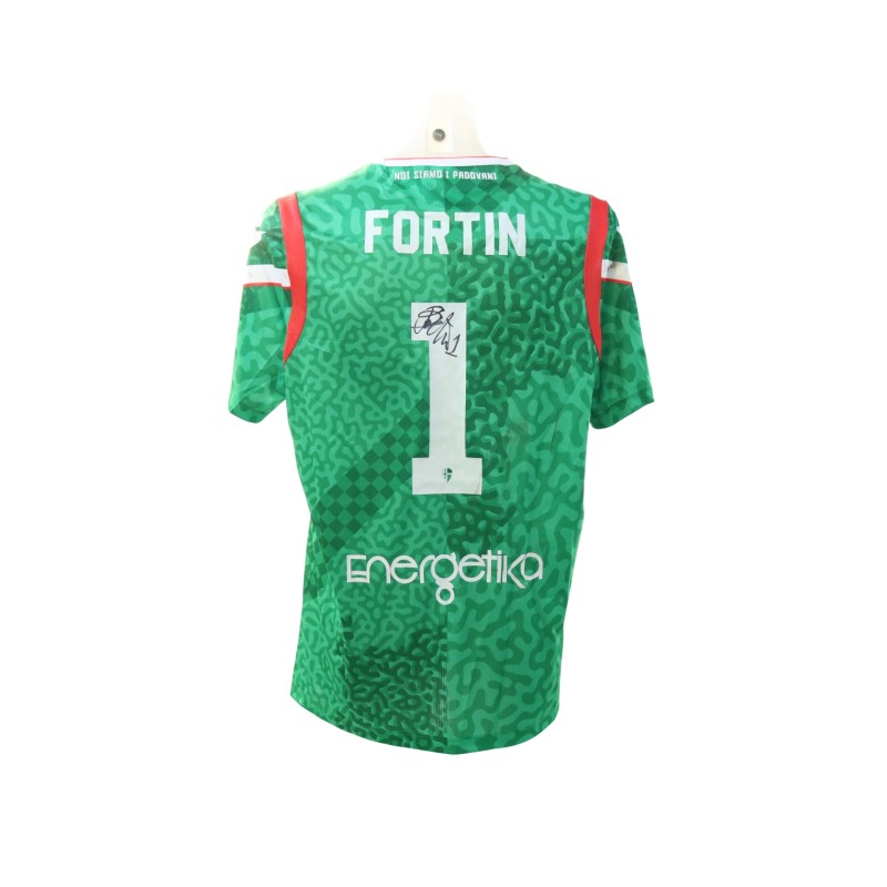 Fortin's Signed Unwashed Shirt, Trento vs Padova 2024