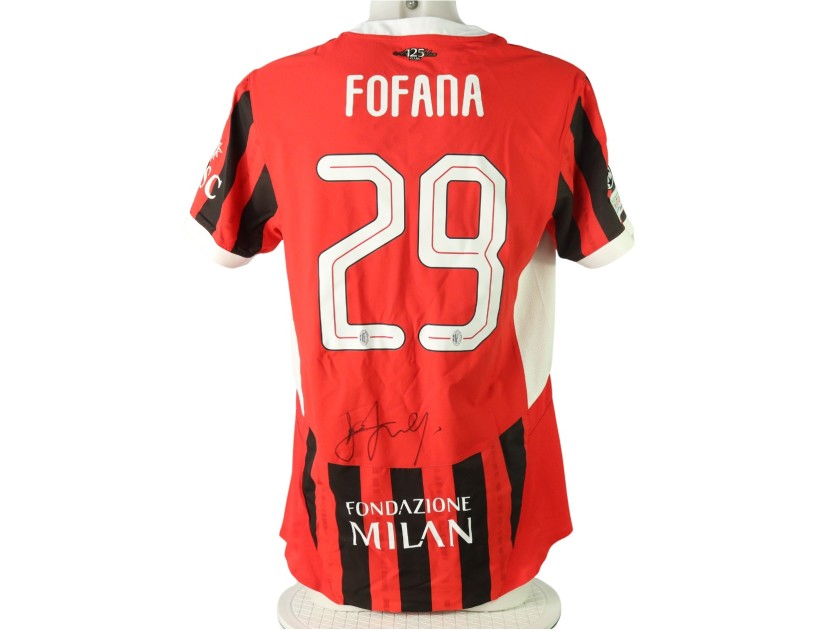 Maglia ufficiale Fofana Milan, 2023/24 - Autografata