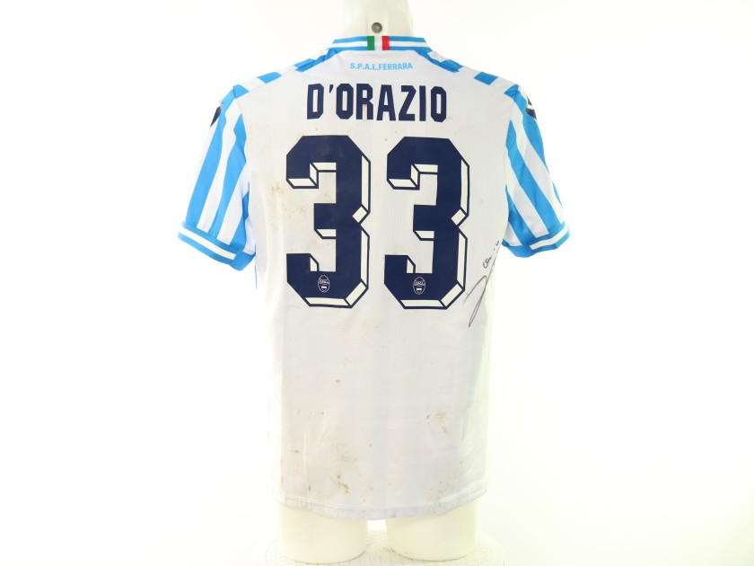 D'Orazio's Signed Unwashed Shirt, SPAL vs Vis Pesaro 2024