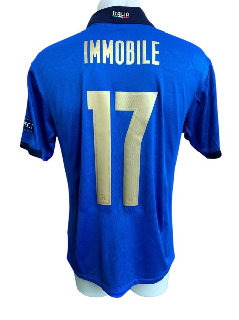 Maglia Preparata Immobile Italia vs Inghilterra, Finale EURO 2020