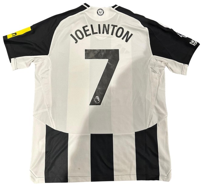 Joelinton's Match-Worn Shirt, Newcastle vs Brighton 2024