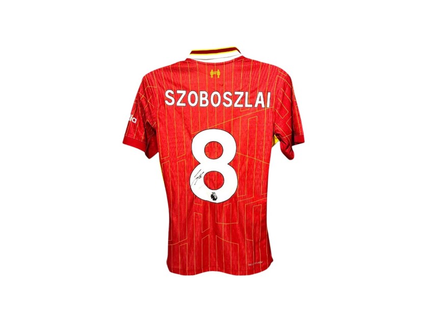 Dominik Szoboszlai's Liverpool 2024/25 Signed Replica Player Version Shirt