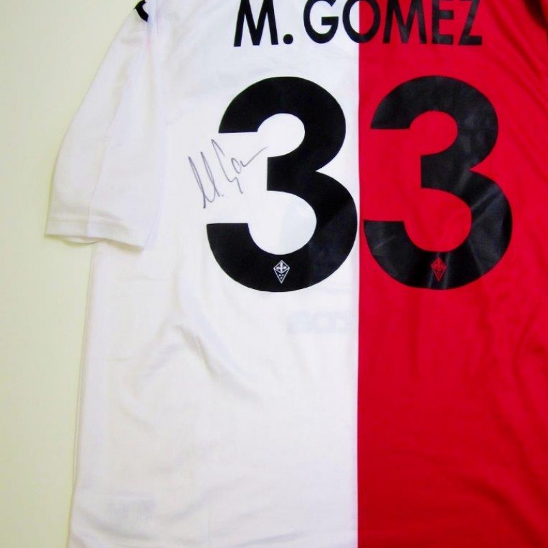 Maglia Mario Gomez Fiorentina, Serie A 2012/2013 - firmata