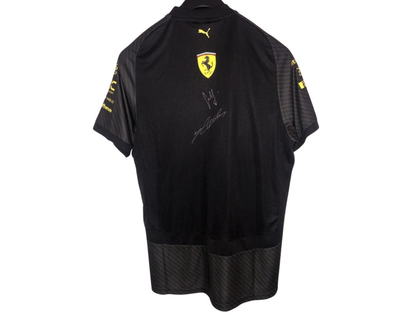 Official Scuderia Ferrari Signed T-Shirt, Monza 2024