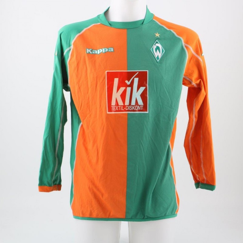Frings' issued/worn Werder Bremen shirt, Champions League 2005/2006
