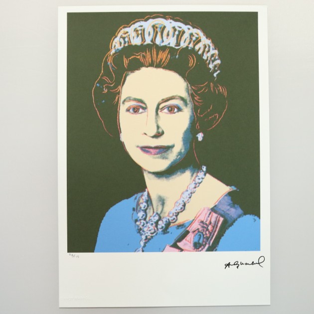 Andy Warhol "Queen Elizabeth II" Signed Limited Edition