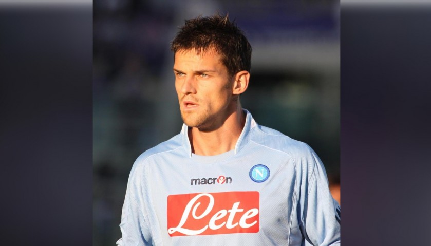 Maggio's Napoli Match-Issue/Worn Shirt, Serie A 2008/09 