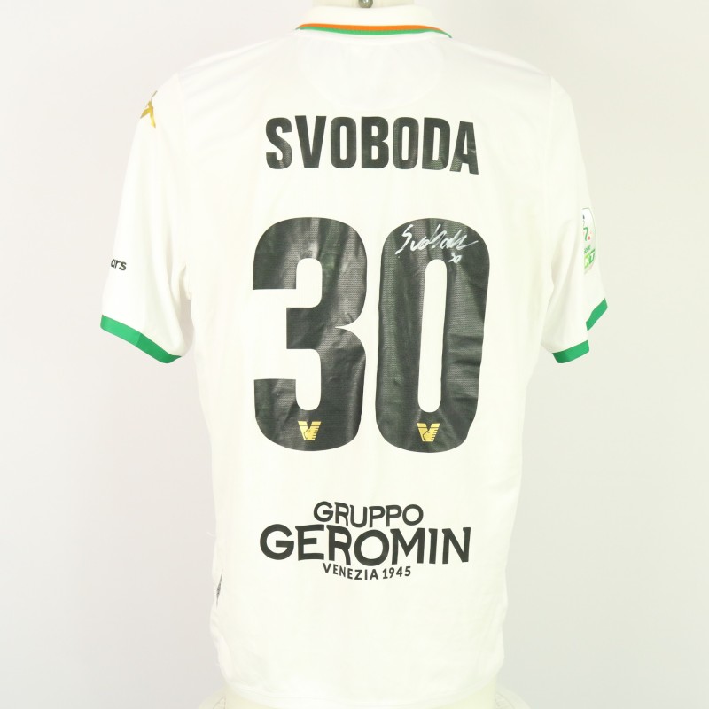 Svoboda's Unwashed Shirt, Ascoli vs Venezia 2024 - Autografata