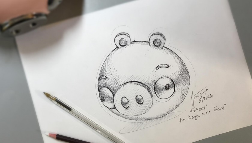 Piggy Sketch by Paolo Pastorino