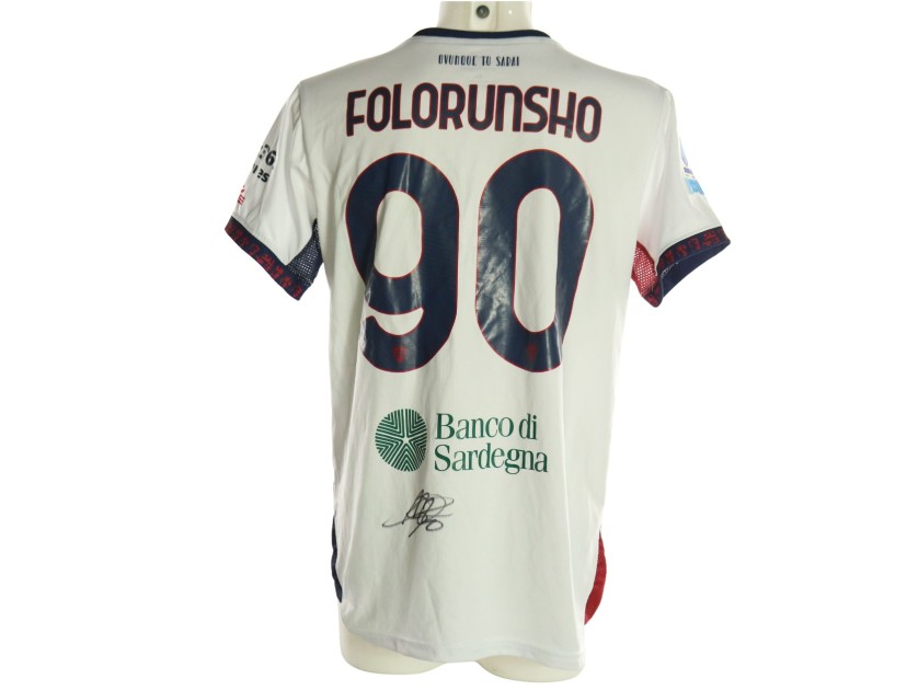 Folorunsho's Signed Unwashed Shirt, Inter vs Cagliari 2026