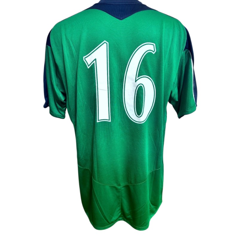 Northern Ireland vs Poland Match-Worn Shirt, FIFA World Cup 2006 Qualifiers