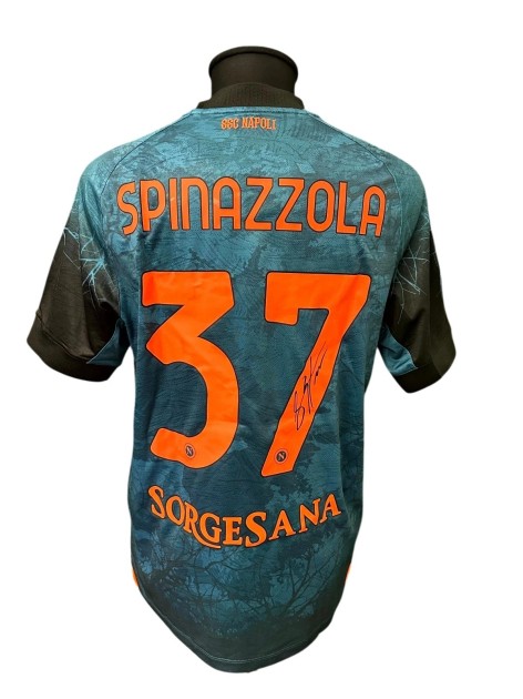 Spinazzola's Signed Match-Issued Shirt, Lecce vs Napoli 2025 - Halloween Special Edition