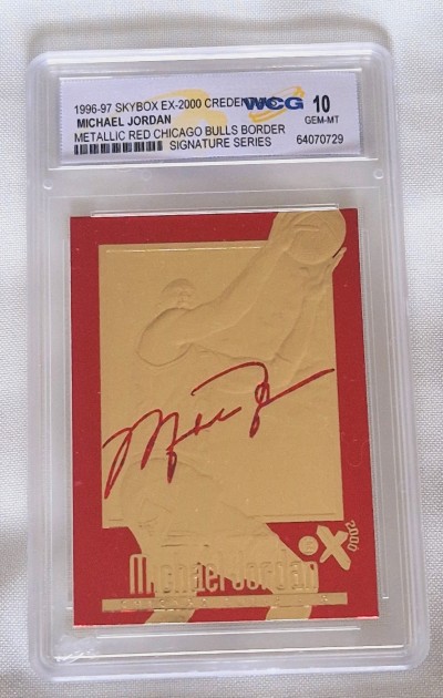 Limited Edition Michael Jordan Signature Series 1996/97 Gold Card