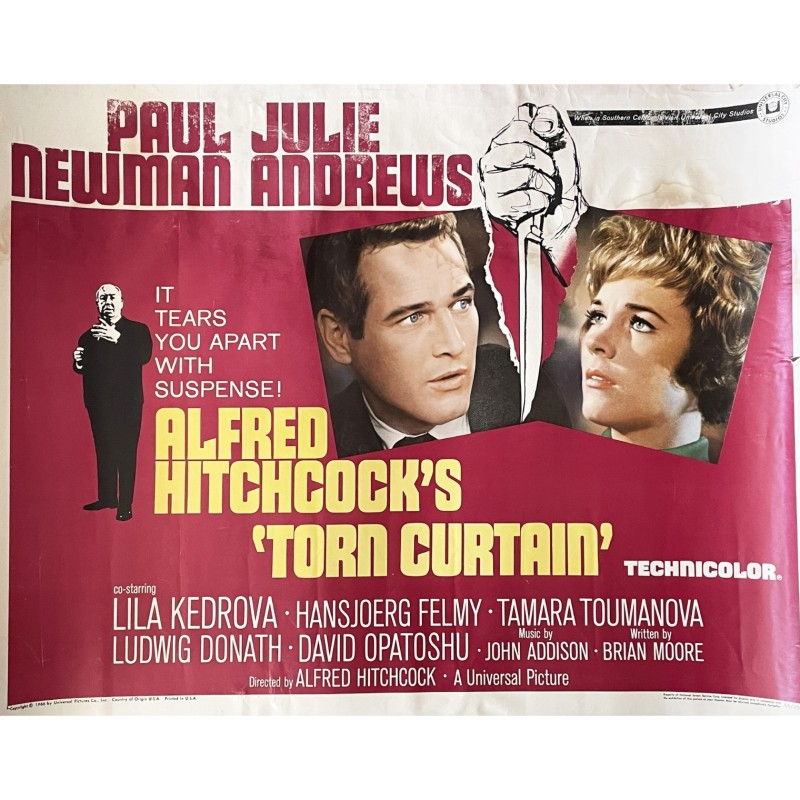 Torn Curtain (1966) Original Vintage Movie Poster