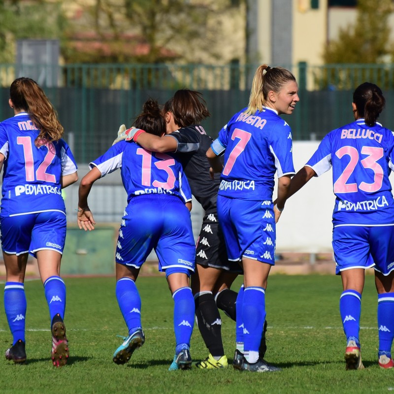 Silvioni's Worn and Signed Kit, Empoli-Lazio 2021 - Breast Cancer Campaign