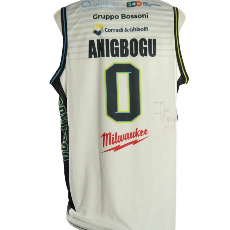 Anigbogu's Signed Unwashed Kit, Vanoli Basket Cremona vs Reyer Venezia 2026
