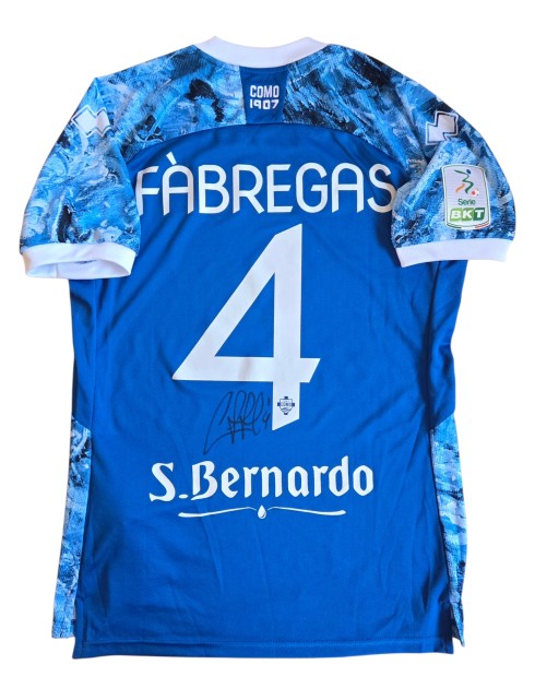 Fabregas' Signed Match-Issued Shirt, Como vs Brescia 2022