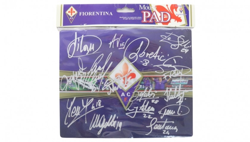 Official Fiorentina Mouse Pad - Signed by the Squad
