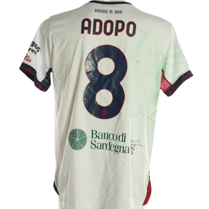 Adopo's Signed Unwashed Shirt, Inter vs Cagliari 2026