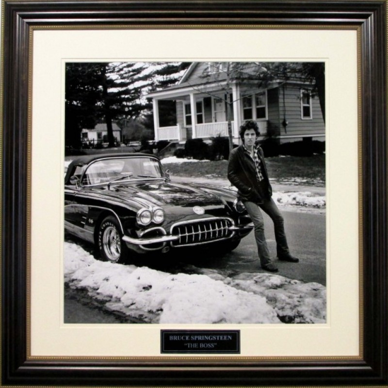 "1st Corvette" Vintage Photograph of Bruce Springsteen