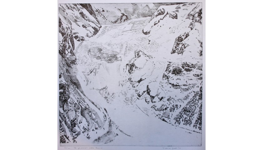 "Il ghiacciaio della Brenva" by Federica Galli