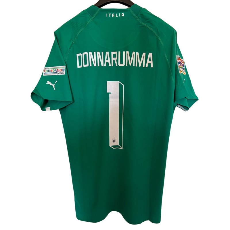 Maglia gara Donnarumma - Italia vs Germania, UEFA Nations League 2022