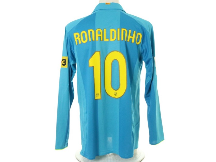 Ronaldinho's Barcelona Match Shirt, LaLiga 2007/08