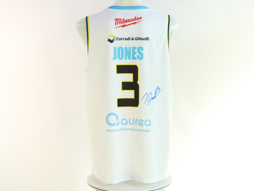 Jones' Signed Unwashed Kit, Vanoli Basket Cremona vs Napoli Basket 2025