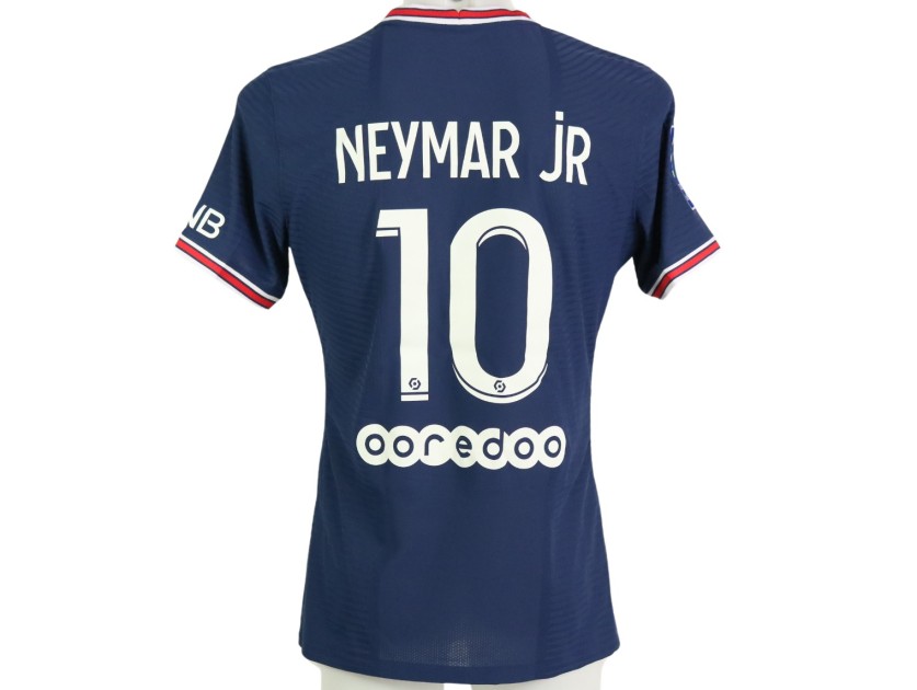 Neymar's PSG Match Shirt, 2021/22 - CharityStars