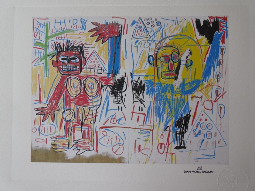 Jean Michel Basquiat "Untitled (Diptych)"