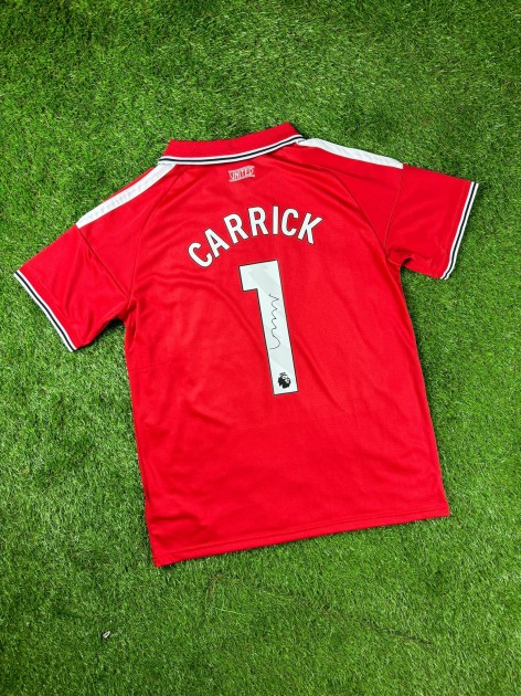 Michael Carrick Signed Manchester United 2026-27 Home Football Shirt COA