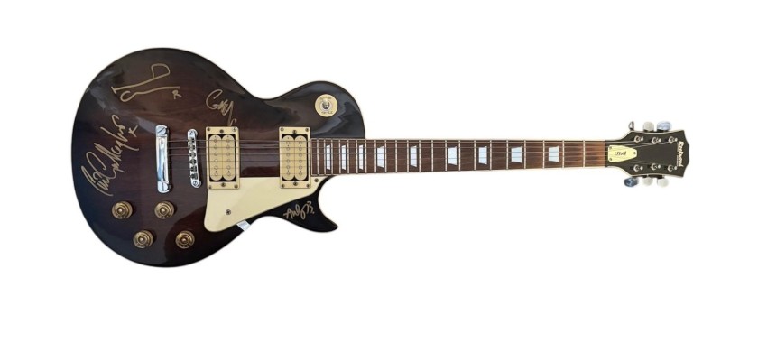 Oasis Signed Les Paul Style Electric Guitar