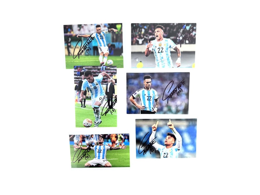 Photos Collection - Signed by Lautaro Martinez